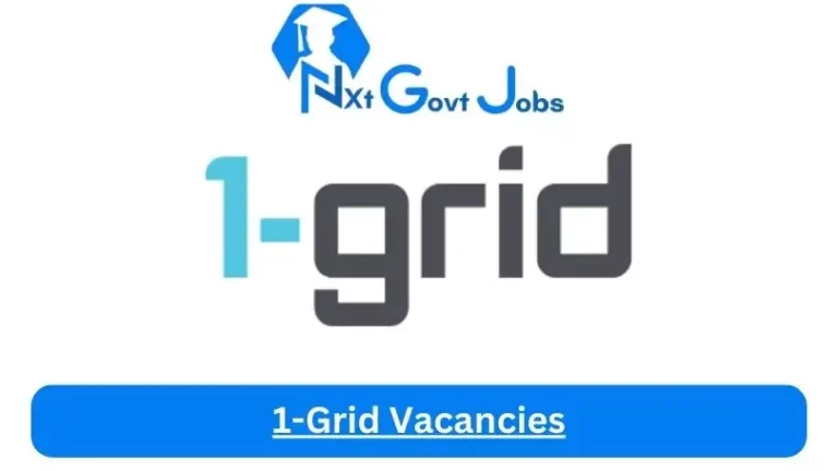Nxtgovtjobs 1-Grid Vacancies 2024 @www.1-grid.com Career Portal