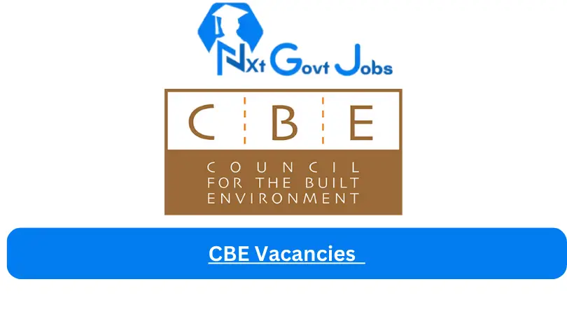 1x CBE Vacancies 2023 @www.cbe.org.za Career