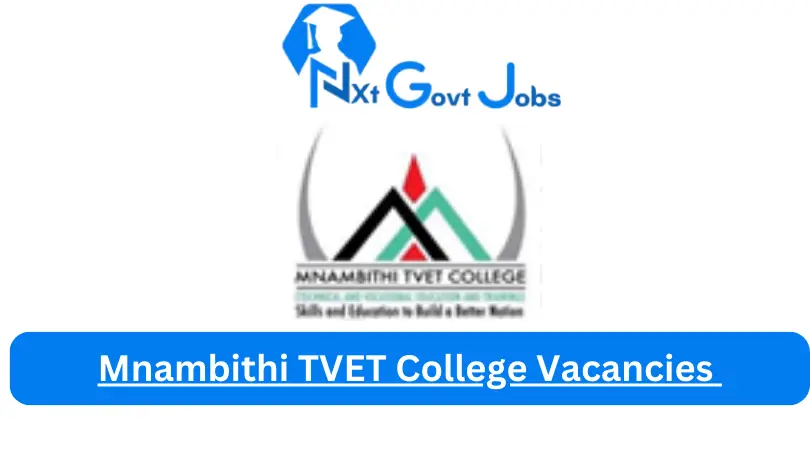 1x Mnambithi TVET College Vacancies 2023 @www.mnambithicollege.co.za Careers