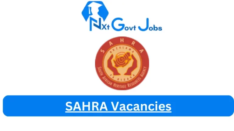 1x Nxtgovtjobs SAHRA Vacancies 2024 @www.sahra.org.za Careers Portal