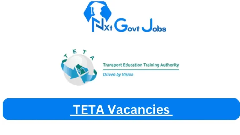 1x New TETA Vacancies 2024 @www.teta.org.za Careers Portal