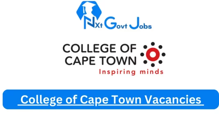 New College of Cape Town Vacancies 2024 | Apply Now @www.cct.edu.za for Cleaner, Assistant Jobs