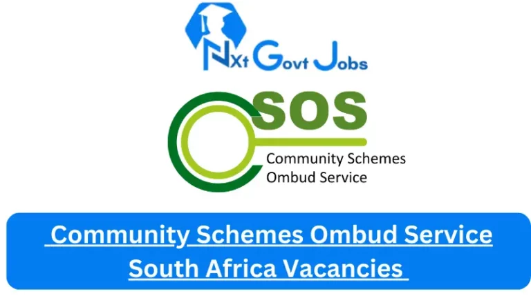 1x Nxtgovtjobs Community Schemes Ombud Service South Africa Vacancies 2024 @www.csos.org.za Careers Portal