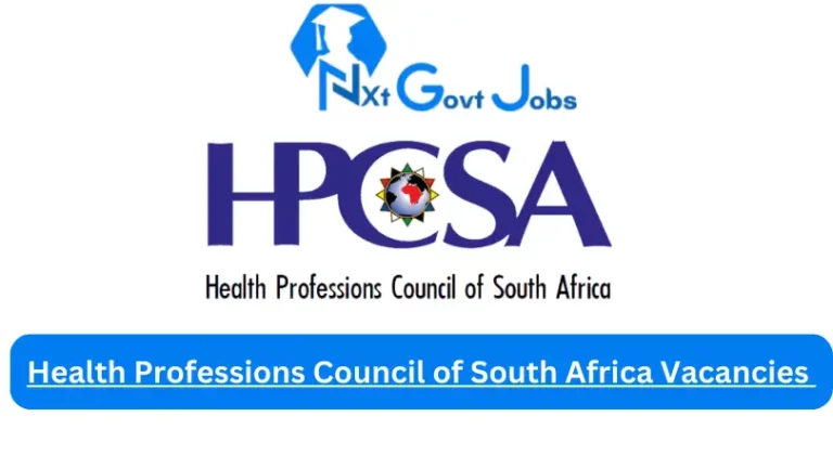 New X1 Health Professions Council of South Africa Vacancies 2024 | Apply Now @www.hpcsa.co.za for Cleaner, Supervisor, Admin Jobs