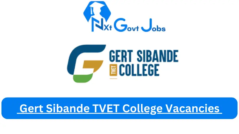 1x Gert Sibande TVET College Vacancies 2023 @gscollege.edu.za Careers