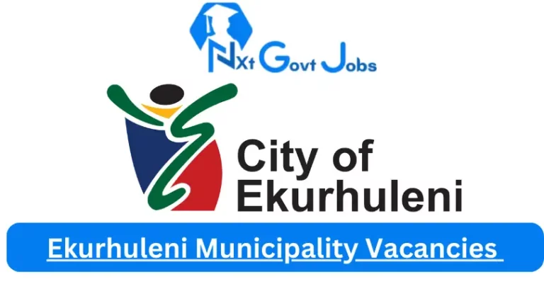 Ekurhuleni Municipality Clinics Vacancies 2023 Apply Online @www.ekurhuleni.gov.za