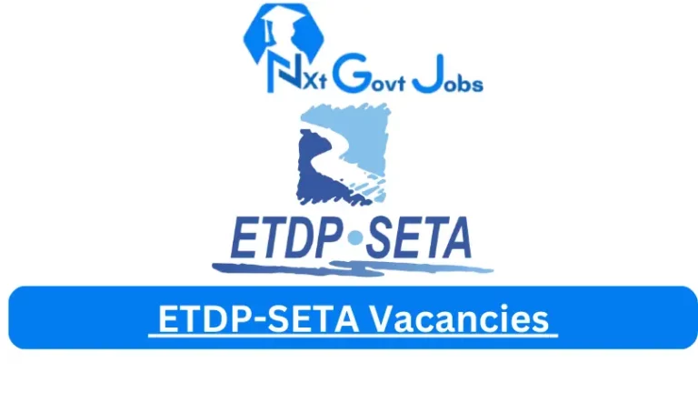 1x Nxtgovtjobs ETDP-SETA Vacancies 2024 @www.etdpseta.org.za Careers Portal