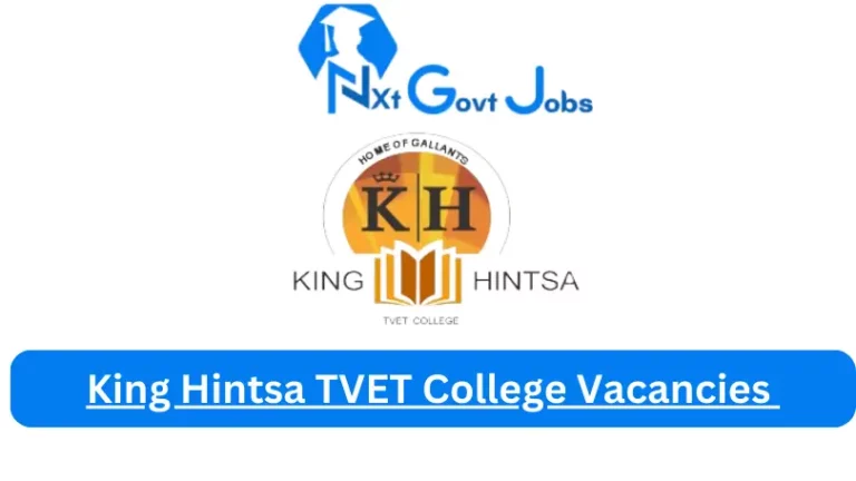 7x King Hintsa TVET College Vacancies 2023 @www.kinghintsacollege.edu.za Careers