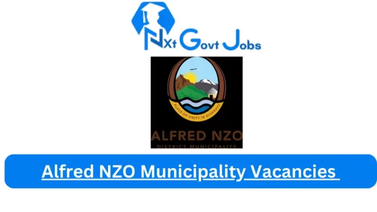 1x Nxtgovtjobs Alfred NZO Municipality Vacancies 2024 @www.andm.gov.za Careers Portal