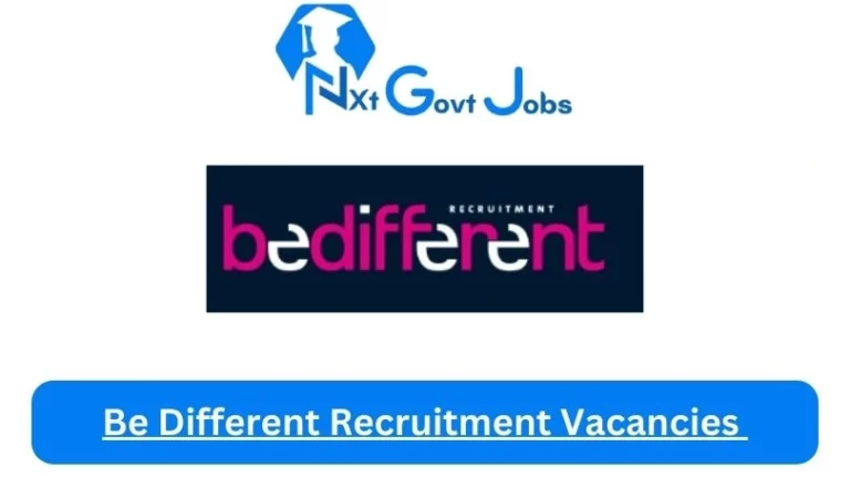 Nxtgovtjobs Be Different Recruitment Vacancies 2024 @bedifferent.co.za Career Portal