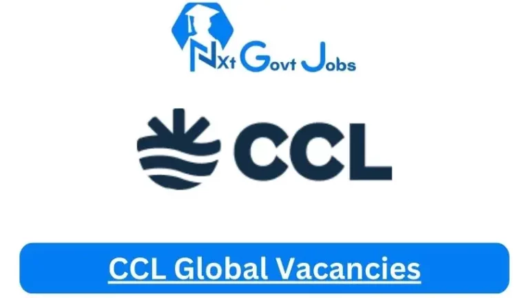 Nxtgovtjobs CCL Global Vacancies 2024 @cclglobal.coms Career Portal