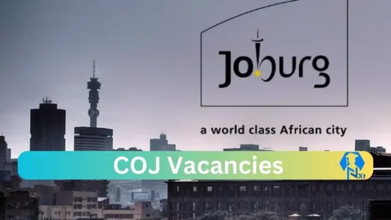 COJ Nursing Vacancies 2024 Apply Online @www.joburg.org.za