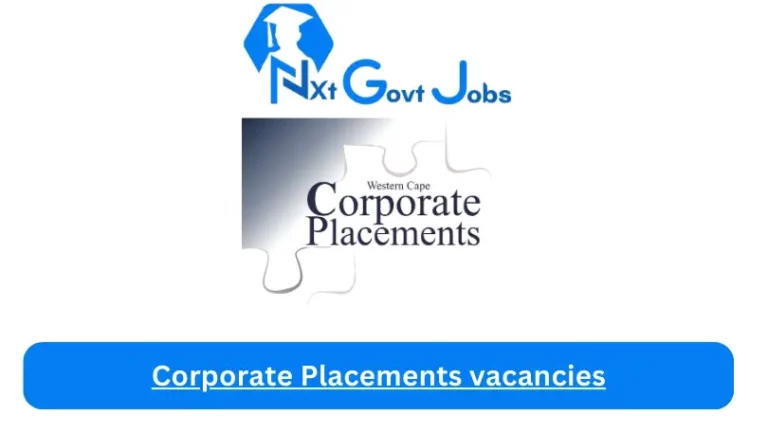 New Corporate Placements vacancies 2024 @corporateplacements.co.za Career Portal
