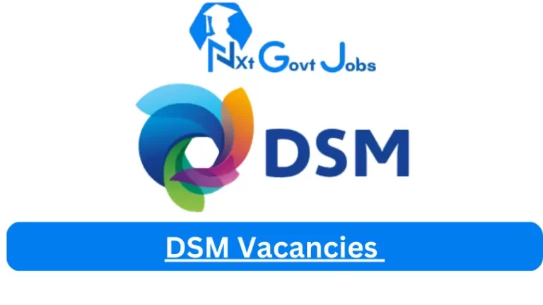 DSM Vacancies 2023 @www.dsm.com Career Portal