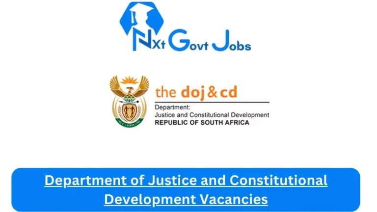 1x New Department of Justice and Constitutional Development Vacancies 2024 Apply@www.justice.gov.za Career Portal