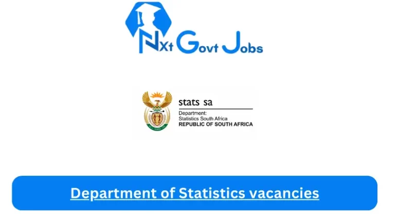 Nxtgovtjobs Department of Statistics vacancies 2024 Apply@www.statssa.gov.za Career Portal