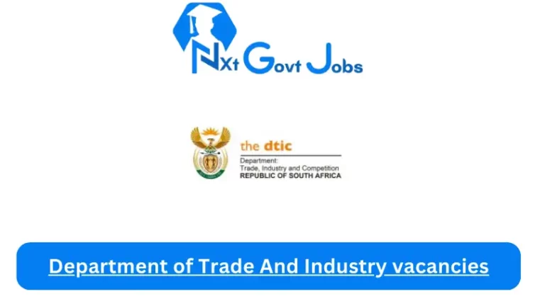 1x New Department of Trade And Industry vacancies 2024 Apply@thedti.hua.hrsmart.com Career Portal