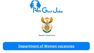 Department of Women vacancies 2023 Apply@women.gov.za