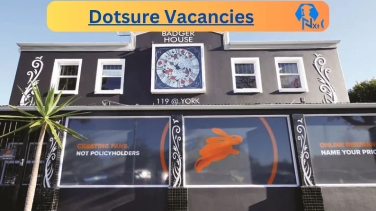 Nxtgovtjobs Dotsure Vacancies 2024 @dotsure.co.za Career Portal