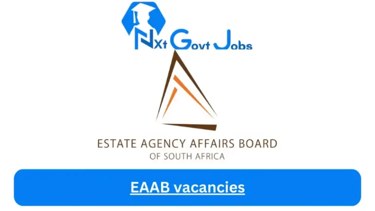 EAAB vacancies 2023 @eaab.org.za Career Portal