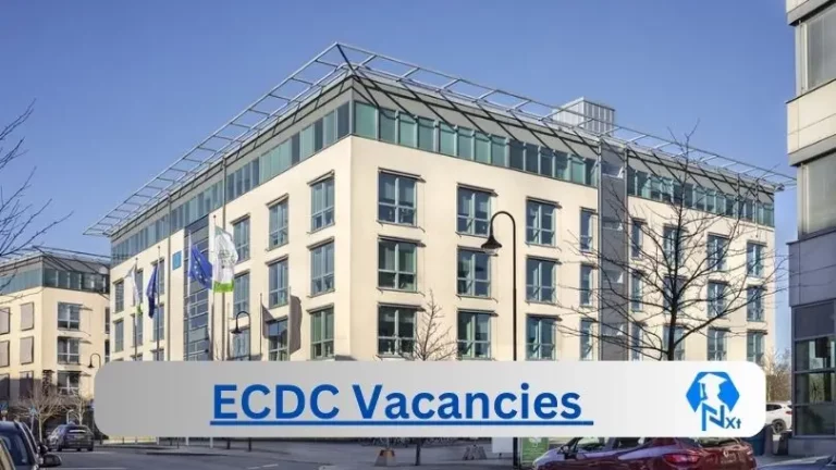 Nxtgovtjobs ECDC Vacancies 2024 @www.ecdc.europa.eu Career Portal