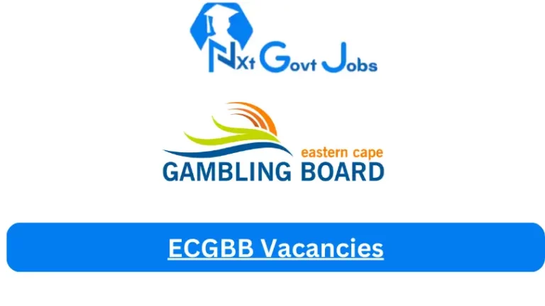 New ECGBB Vacancies 2024 @www.ecgb.org.za Careers Portal