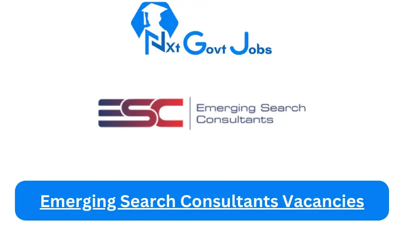 New X1 Emerging Search Consultants Vacancies 2024 | Apply Now @emergingsc.vincere.io for Cleaner, Supervisor, Admin, Assistant Jobs