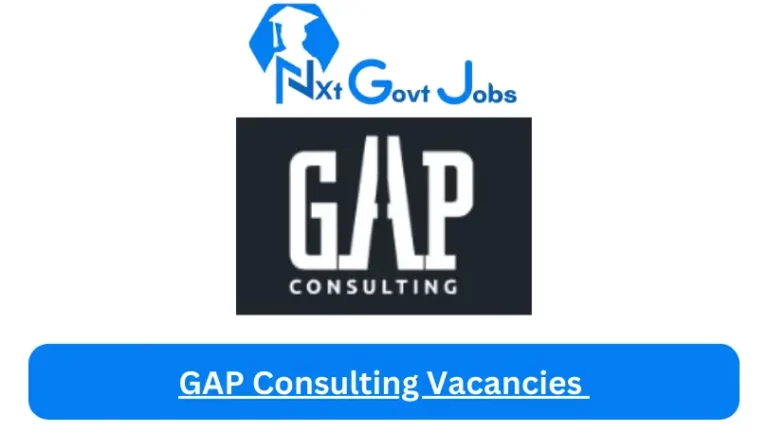 5x New GAP Consulting Vacancies 2024 @www.gapconsulting.co.za Career Portal
