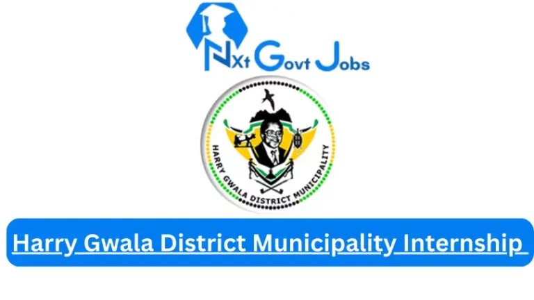 Harry Gwala District Municipality Internship 2023 Active Internship Program