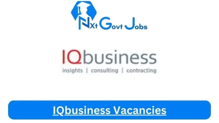 Nxtgovtjobs IQbusiness Vacancies 2024 @iqbusiness.net Career Portal