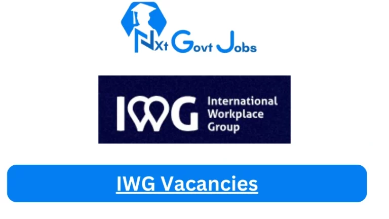 Nxtgovtjobs IWG Vacancies 2024 @careers.iwgplc.com Career Portal