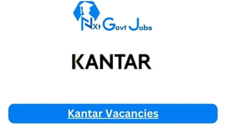 Nxtgovtjobs Kantar Vacancies 2024 @www.kantar.com Career Portal
