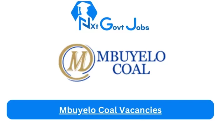 1X Mbuyelo Coal Vacancies 2023 @mbuyelocoal.com Career Portal