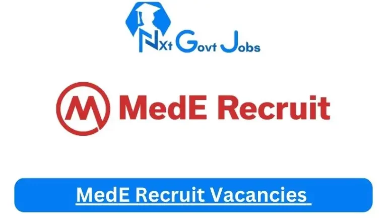 18X New MedE Recruit Vacancies 2024 @www.mederecruit.co.za Career Portal