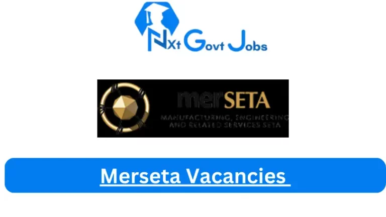 New Merseta Vacancies 2024 @www.merseta.org.za Careers Portal