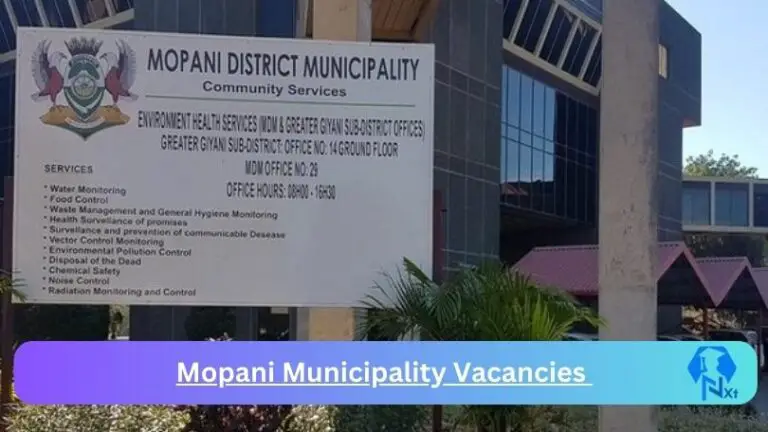 Nxtgovtjobs Mopani Municipality Vacancies 2024 @www.mopani.gov.za Careers Portal