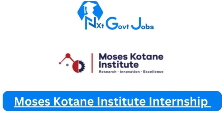 Moses Kotane Institute Internship 2023 Active Internship Program