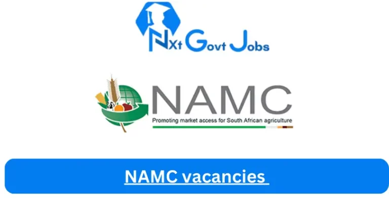 New NAMC vacancies 2024@www.namc.co.za Career Portal