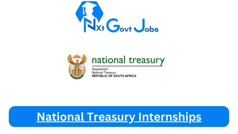 National Treasury Internship 2023 Active Internship Program