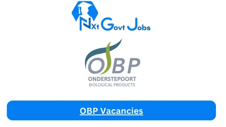 1x New OBP Vacancies 2024 @www.obpvaccines.co.za Careers Portal