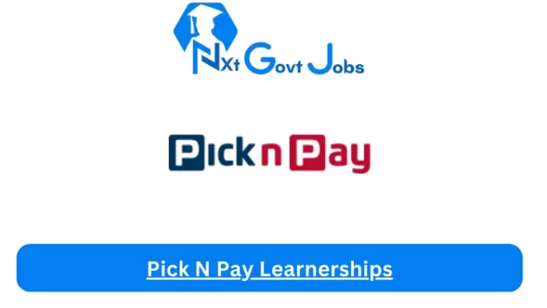 Pick N Pay Learnerships 2023 Avaliable Learnerships