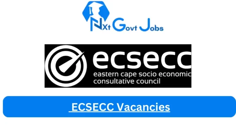 New ECSECC Vacancies 2024 @www.ecsecc.org Careers Portal