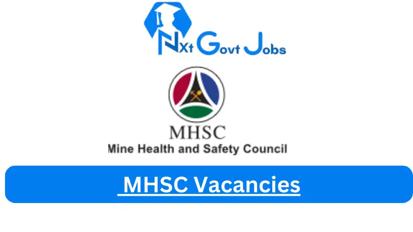 Stirring 3x MHSC Vacancies 2023 @www.mhsc.org.za Careers Portal