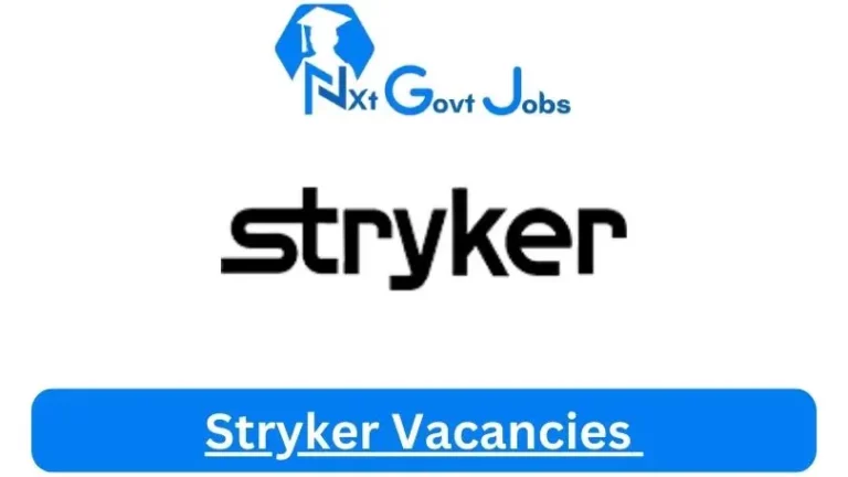 Stryker Corporation vacancies 2024 Apply Online