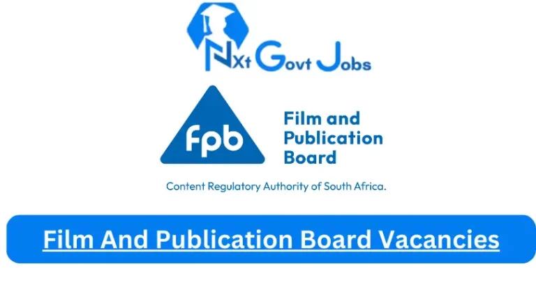 1x Nxtgovtjobs Film And Publication Board Vacancies 2024 @www.fpb.org.za Careers Portal