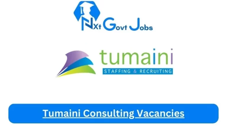 New Tumaini Consulting Vacancies 2024 @www.tumaini.co.za Career Portal