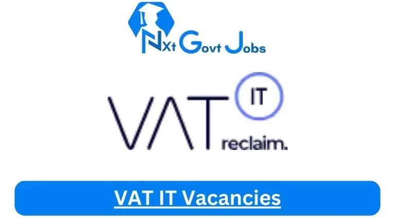 Nxtgovtjobs VAT IT Vacancies 2024 @www.vatit.com Career Portal