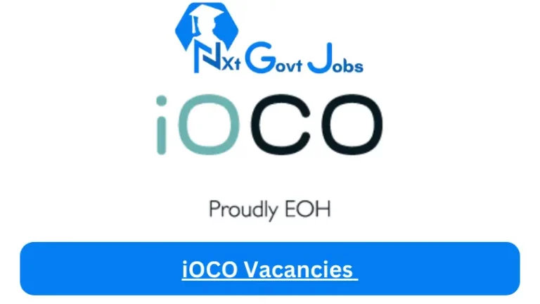 Nxtgovtjobs iOCO Vacancies 2024 @ioco.tech Career Portal