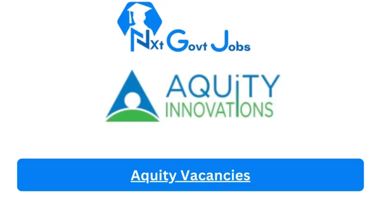 Aquity Vacancies 2023 @www.aquity.org