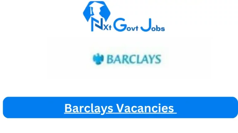 Nxtgovtjobs Barclays Vacancies 2024 @home.barclays Careers Portal